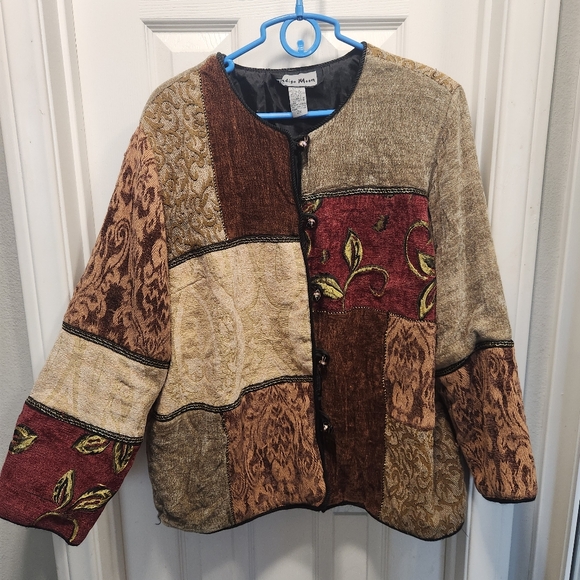 Indigo moon vintage tapestry coat size 2x - Picture 1 of 9